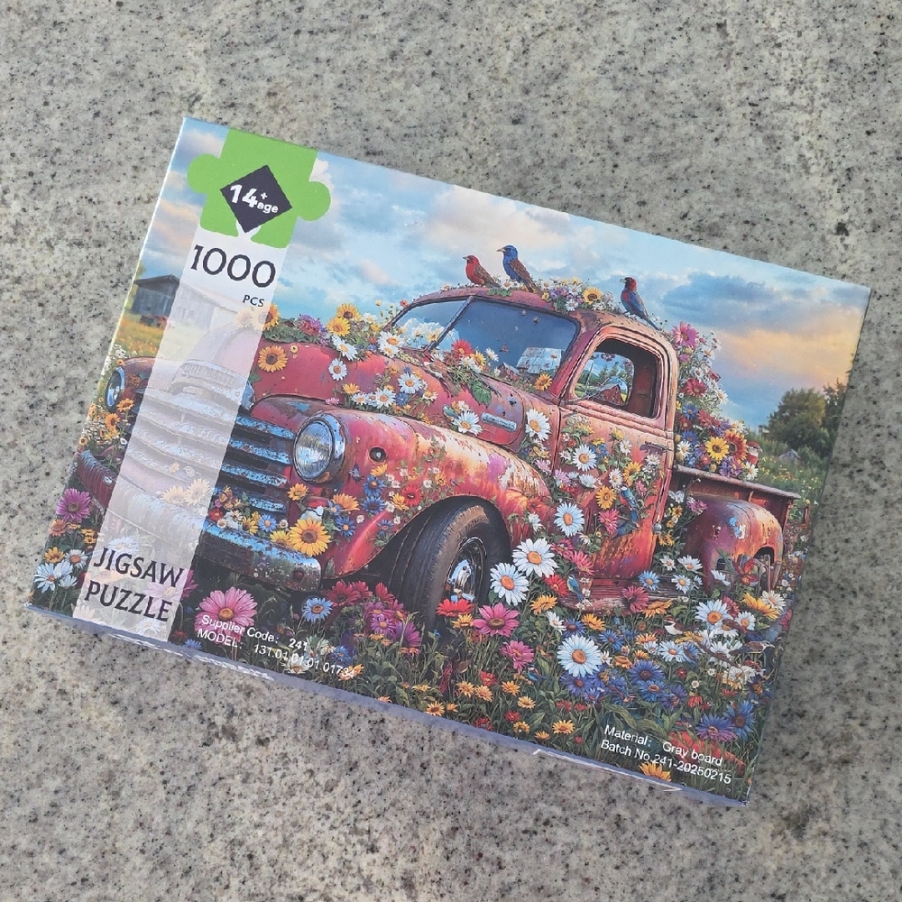 Colorful Vintage Truck Jigsaw Puzzle - 1000 Pieces